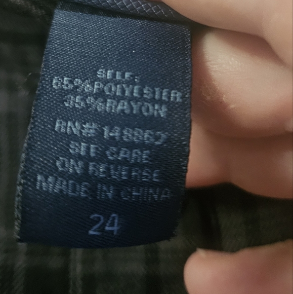 Harry Potter Women's Size 24 Plaid Skirt Front Snaps - Picture 4 of 5